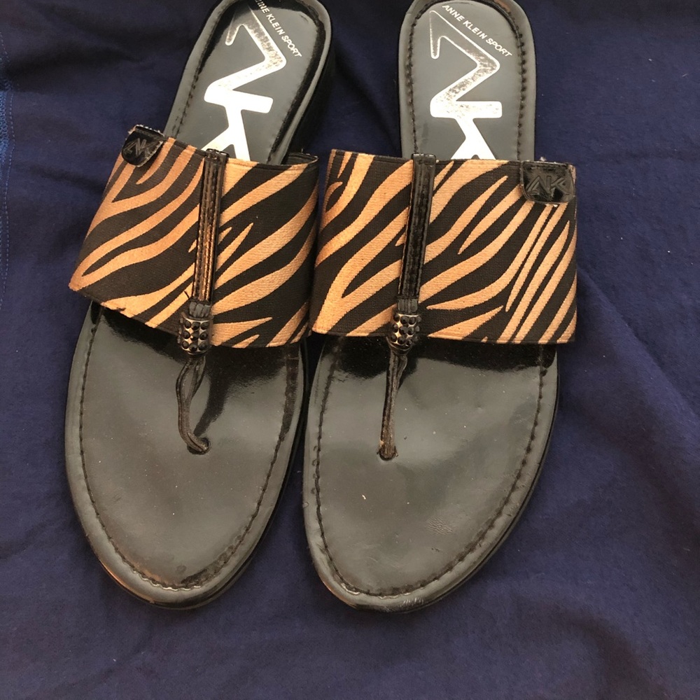 Anne Klein Sport Flip Flop Sandals.